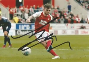 ROTHERHAM: RYAN MANNING SIGNED 6x4 ACTION PHOTO+COA - Picture 1 of 1