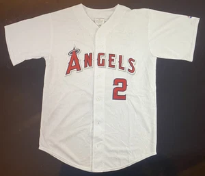 ADAM KENNEDY Signed Angels Jersey "2002 WS CHAMP" Inscription ~ Beckett BAS COA - Picture 1 of 3