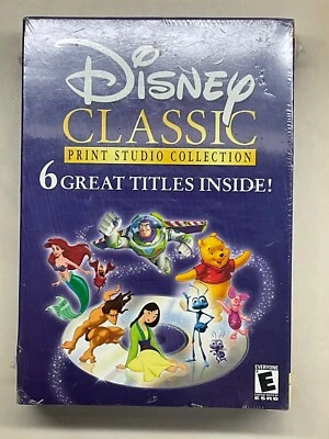 SEALED Disney Classic Print Studio Collection 6 Great Titles Crafts Scrapbooking - Image 1 of 4