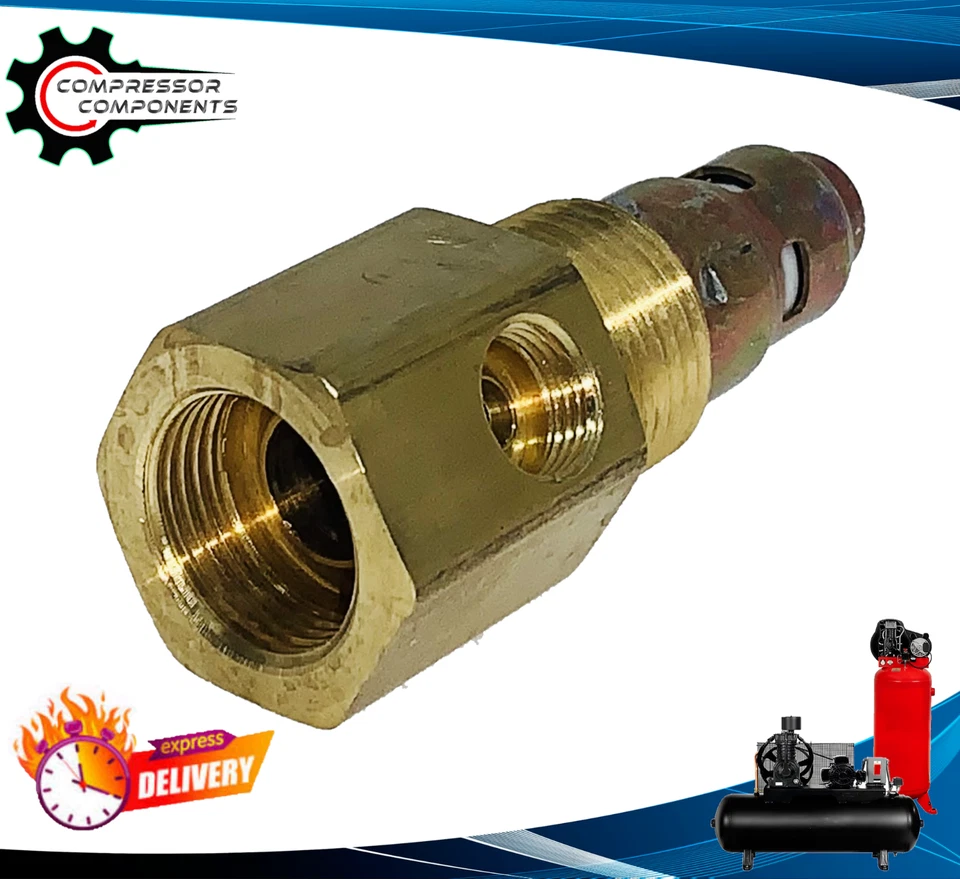 Ingersoll-Rand  56269590 Tank Check Valve 1/2 MPT X 1/2'' Inverted Flare SS3 SS5 - Image 1 of 4