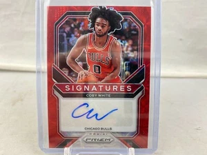 2020-21 Panini Prizm Scope Red Choice Signatures Coby White Bulls Auto SI-CWT - Picture 1 of 4