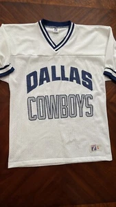 Vintage Dallas Cowboys Football Jersey LOGO 7 Sz Large L Rare Vintage Jersey - Picture 1 of 9