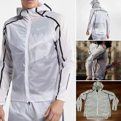 Nike Tech Pack Repel Running Jacket AQ6711 100 White Lightweight Reflective XL - Image 1 of 4