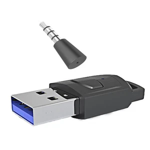 Wireless Headset Receiver USB Dongle Audio Adapter For PS5 PS4 Game Console - Picture 1 of 8
