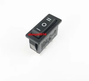 Interruptor Rocker RLEIL RL1 1E4 3 pines 3 posiciones negro mantenido - Imagen 1 de 6