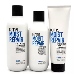 KMS MOISTREPAIR Shampoo, Conditioner & Revival Creme Set - Picture 1 of 4