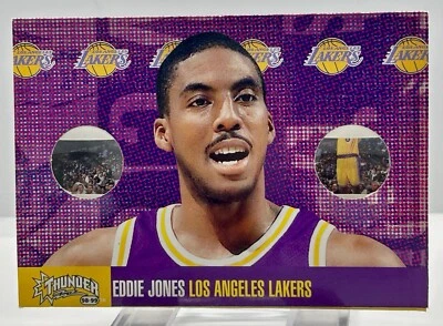 1998-99 Skybox Thunder Flight School Eddie Jones - Image 1 of 2