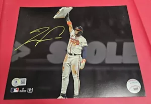 Ronald Acuna Jr Autogramm signed 8x10 70th Stolen Base Braves Foto Beckett - Bild 1 von 2