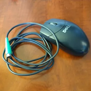 Dell Logitech (M-S69) Black PS/2 Scroll Wired Tracking Ball Mouse - Picture 1 of 5