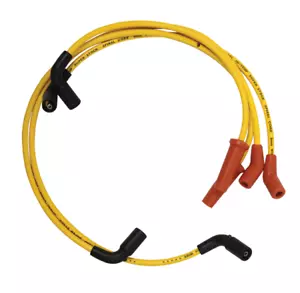 Yellow Accel Super Stock Spark Plug Ignition Wires For 17+ Harley Touring 18452 - Picture 1 of 1