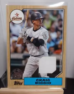 Craig Biggio 2022 Topps 1987 35th Anniversary Relics #87R-CB Houston Astros - Picture 1 of 2