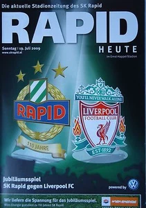 Programm Friendly 19.7.2009 Rapid Wien - Liverpool FC - Picture 1 of 1