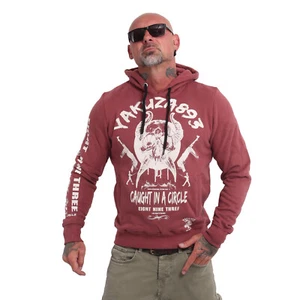 Sudadera con capucha para hombre Yakuza HOB10023 color marrón - Imagen 1 de 2