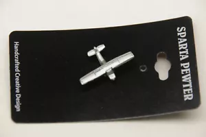 Cessna Lapel Pin by Sparta Pewter Canada Airplane - NEW Old Stock - Picture 1 of 2