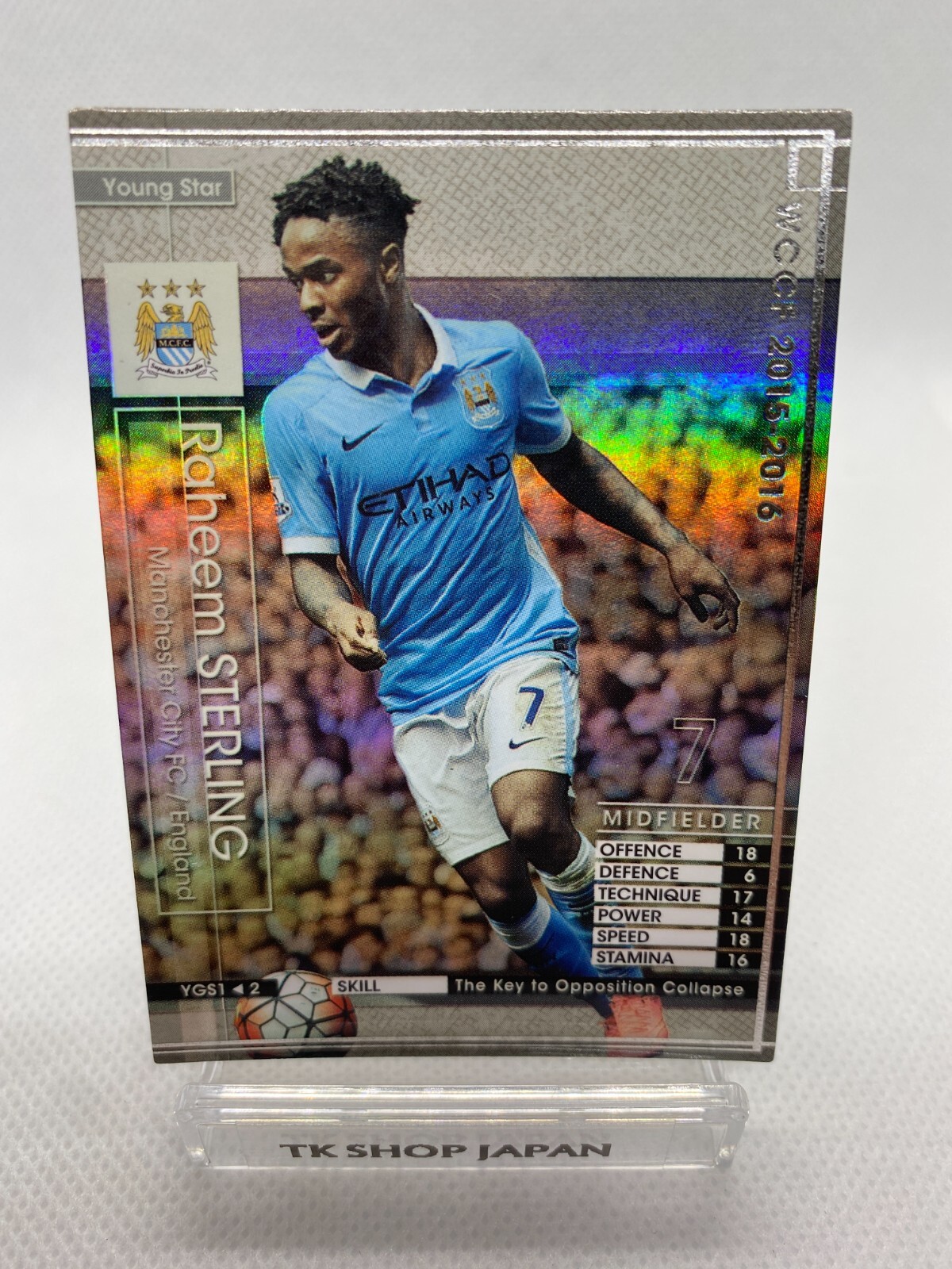 Panini Wccf 15 16 Raheem Sterling Card Rc Fc Manchester City Ygs1 2 Ebay