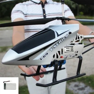 Helicóptero grande 3,5 canales 80 cm control remoto avión anti-caída RC juguete exterior - Imagen 1 de 28