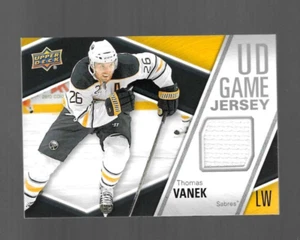 THOMAS VANEK 2011-12 UPPER DECK UD GAME JERSEY BUFFALO SABRES GJ-TV - Picture 1 of 2