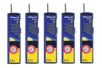 5 x Pelikan Griffix Bleistiftminen Minen HB, 2 mm in Kunststoffbox 3er Box - Bild 1 von 3