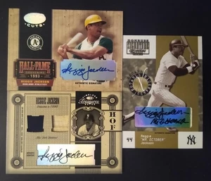 2005 TIMELESS TREASURES HOF JERSEY BAT RELIC REGGIE JACKSON AUTOGRAPH 04/05 SP * - Bild 1 von 3