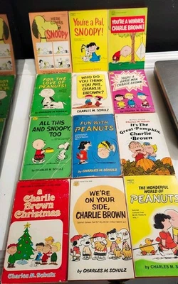 Charles M. Schulz Set Of 12 Books Peanuts Charlie Brown Snoopy - Image 1 of 4