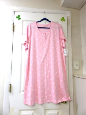 CHARTER CLUB WOMEN'S SIZE XXL NIGHTGOWN DITSEY FLORAL HENLEY ESSENTIAL NWT - Image 1 of 2