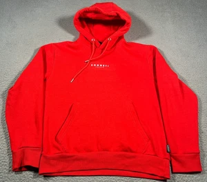 Sudadera con Capucha Sonneti London Para Hombre Talla XL Roja Sudadera Pullover Logo Cordón - Imagen 1 de 10