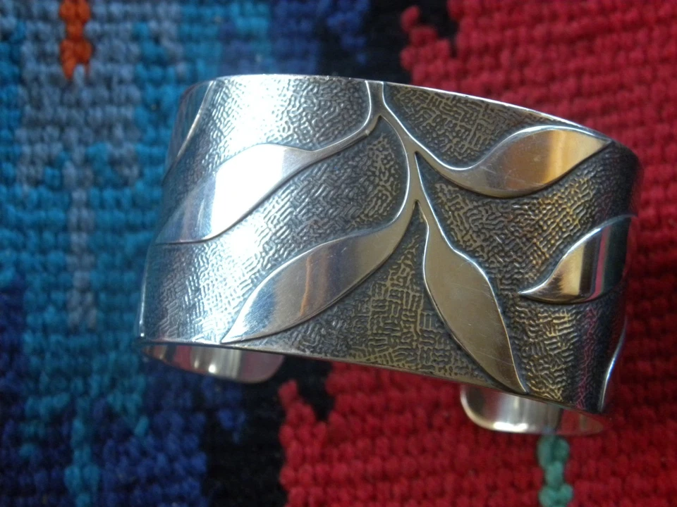 James Avery  Sterling Flourishing Vine Cuff  for smaller wrist 6-1/2" 83.7 grams - Image 1 of 4
