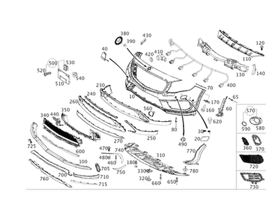 Parachoques original Mercedes-Benz 156-885-51-00 Foto 1 de 2