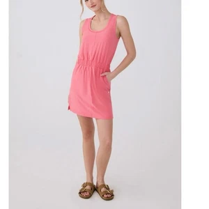 LOLE Sofia Scoop Neck Dress Sunset Coral K782 Size SMALL NWT  - Picture 1 of 10