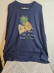 Camiseta Hanes 5xl Piña Pizza Humor - Imagen 1 de 4