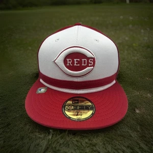 Cincinnati Reds Mütze New Era 59Fifty Fitted "Batting Practice" Gr. 7 1/2 Cap H39 - Bild 1 von 8