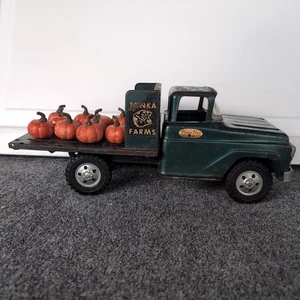 Vintage Tonka Farms Stake Truck*Pressed Steel Toy* - Picture 1 of 20