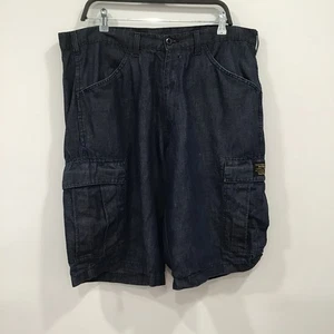 Ralph Lauren Freightor Cargo Jeans Polo Corta Azienda Taglia 38 Blu Scuro - Foto 1 di 12