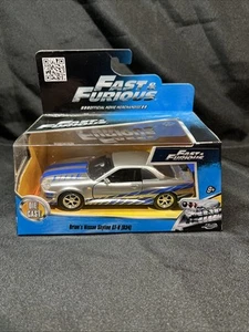Fast and Furious Brians Nissan Skyline GTR Paul Walker Diecast JADA 1/32 Scale - Picture 1 of 6