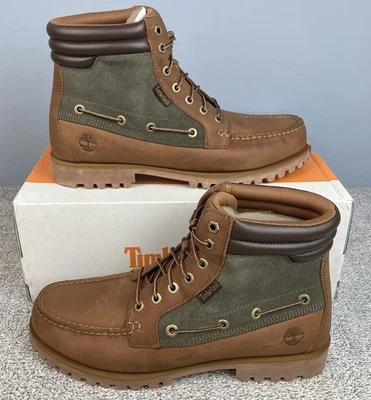 Timberland X American Eagle Oakwell Botas Medianas de Cuero Hombres Talla 11 Marrón Nubuck Foto 1 de 4