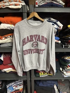 Felpa girocollo vintage anni 90 Harvard University taglia media - Foto 1 di 2