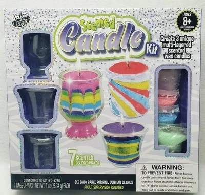 Anker Art Scented Candle Kit. Create 3 Unique Multi-Layered Scented Wax Candles - Image 1 of 4