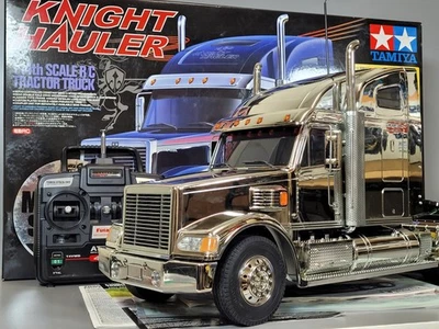 Tamiya 1/14 RC Knight Hauler "Chrome Metallic Edition" + MFC-01 Sound Light unit - Image 1 of 4