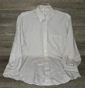 Brook's Brothers 100 % Baumwolle Button Down Oxford Größe 17-33 Herren Größe XL - Bild 1 von 7