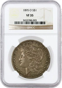 1895 O $1 Morgan Silver Dollar NGC VF35 Very Fine Circulated Key Date Coin - Picture 1 of 4