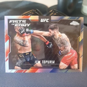 2025 Topps Chrome UFC Ilia Topuria Fists Of Fury SP - Bild 1 von 2