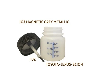 TOUCH-UP PAINT KIT w/ BRUSH 1 oz - 1G3 MAGNETIC GRAY METALLIC TOYOTA-LEXUS-SCION - Image 1 of 4