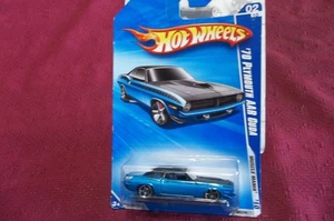 Hot Wheels Muscle Mania '10 2/10 Blue '70 Plymouth AAR Cuda NEW! - Picture 1 of 1