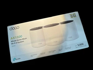 TP-Link Dual-Band AX1500 WiFi 6 Mesh Sistema Wi-Fi (Deco X15) (Paquete de 3) - Imagen 1 de 2