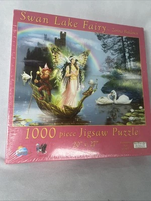 SunsOut Swan Lake Fairy Puzzle 1000 Piece Fantasy Jigsaw USA 75092 - Image 1 of 4