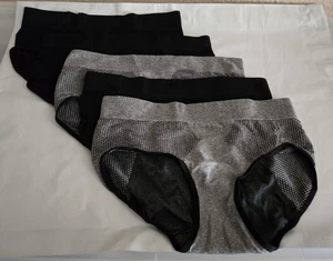 Womens 5 Pack Low Rise Panties With Mesh Sizes Size Large New #1X2509 - Picture 1 of 6