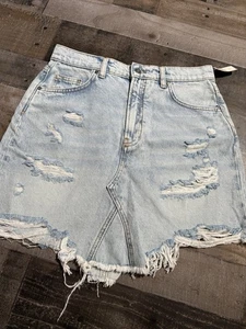 NWT Anthropologie Pilcro Denim Skirt- 10 - Picture 1 of 7