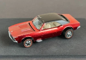 Vintage Hot Wheels Redline 1968 Red Custom Camaro US - White Int., Very Nice! - Picture 1 of 10