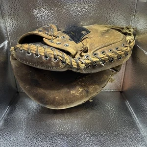 Guanto 33" Wilson Eddie Sadowski in pelle RHT Catchers Guanto Guanto Guanto Guanto Mitt A2560 Made in USA anni '50 - Foto 1 di 8