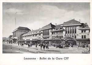 Suisse - LAUSANNE (VD) Buffet de la gare CFF - FORMAT DE LA CARTE POSTALE 15 cm - Picture 1 of 2